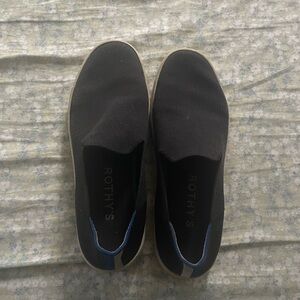 Rothy's Black Slip-On Loafers